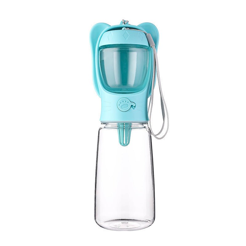 2-in-1 Portable Dog Water Bottle with Food Container